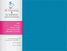 Tablet Screenshot of drchouteau.com
